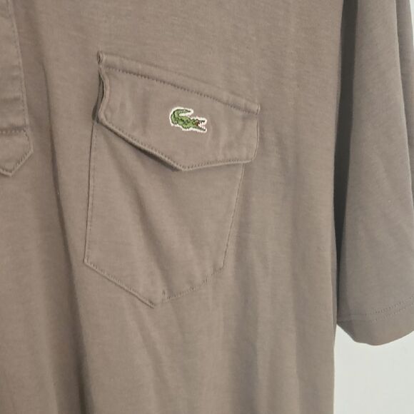 Lacoste Men's Polo Shirt in Gray - Picture 4 of 7
